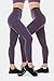 Fanka Powerband Resistance High Intensity Leggings, Full-Length, Reversible with Upgraded Compression Design,Ultra-Afterglow/Iris Bloom,Medium