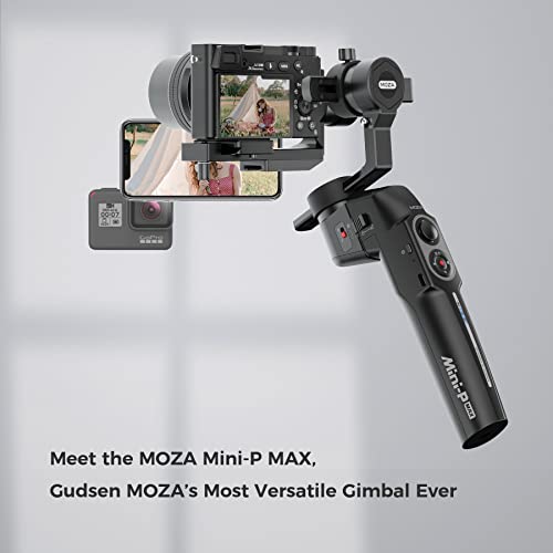 Moza Mini P Max Smartphone Gimbal Stabilizer, Foldable 3 Axis For Mirrorless Cameras, Action Cameras #TOP2