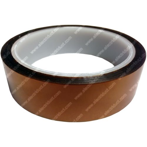 Image of Electriduct 1 inch Heat Resistant Tape 1 Mil High Temperature Sublimation Transfer Polyimidie Film with Silicone Adhesive - 36 Yards