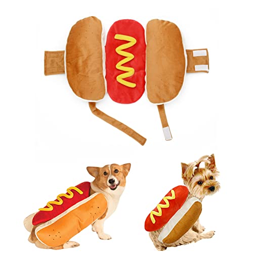 Sikiwind Hot Dog Pet Clothes Dog Cat Puppy Dachshund Halloween Dress Up Costume (M) #TOP7
