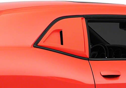 Quarter Window Scoops; Unpainted Compatible for 08-23 Challenger