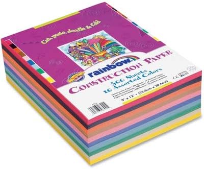 pac6555 &ndash; Paconレインボースーパー値ConstructionペーパーReam