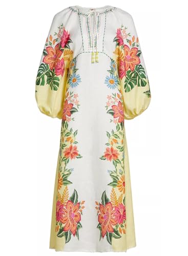 Bloom Garden Maxi in Off-White by FARM RIO ACTIVE