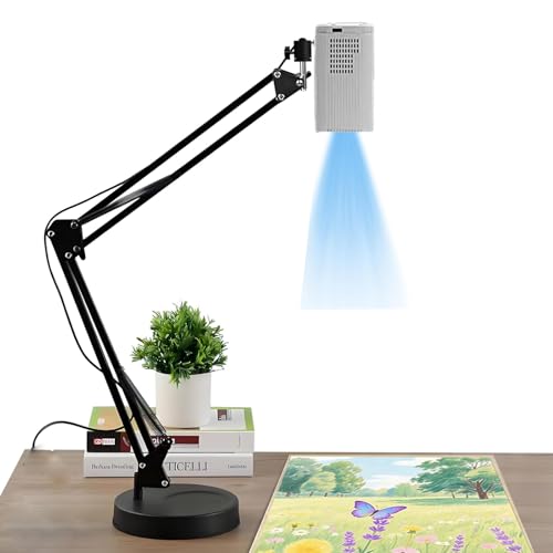 Projecteur d'art pour Le Traçage, Le Dessin Et La Peinture, Projecteur d'art Intelligent pour Artistes, Compatible iOS/Android, Connectivité Wi-FI Et USB,...