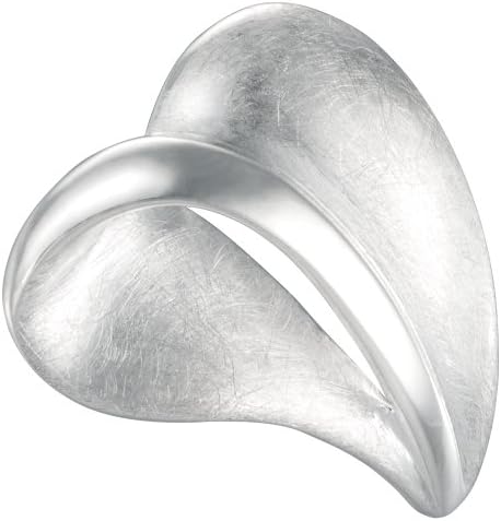 Vinani Collana Argento 925 Con Ciondolo Spirale Spazzolato – Gioiello Moderno Anallergico, Made In Italy - 3