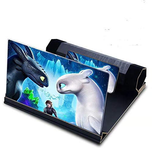 12" Screen Magnifier for Smartphones. Best Foldable Cellphone Stand with Screen Amplifier