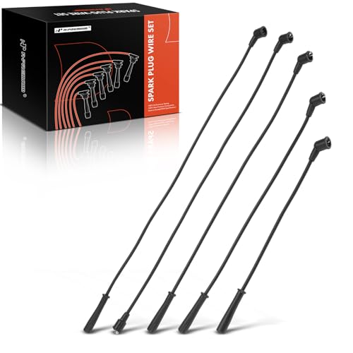 A-Premium Ignition Spark Plug Wires Set of 5 Compatible with Mazda B2600 1990-1993, MPV 1989-1994, L4 2.6L