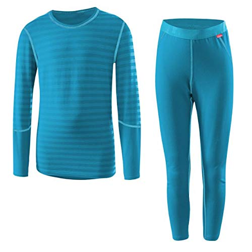 Löffler Ki. Set Ringel Lang Transtex Warm Set Unisex - Bambini e Ragazzi