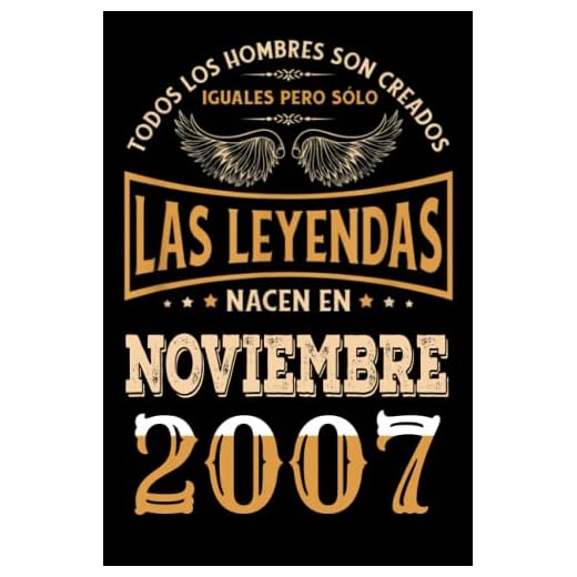 Regalo de 15 Cumpleaños Para Hombre : Las Leyendas Nacen en Noviembre 2007: Regalos de Cumpleaños Vintage Para El Marido Hermano Papá Amigos, Cumplir ... en Noviembre de 2007, Cuaderno de Cumpleaños.