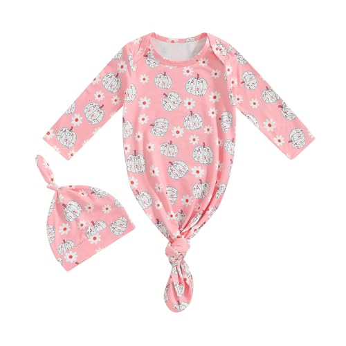 Image of Ayalinggo Newborn Sleeper Gown Baby Boy Girl Football Outfit Infant Nightgown Sleeping Bag Sleepwear Pajamas