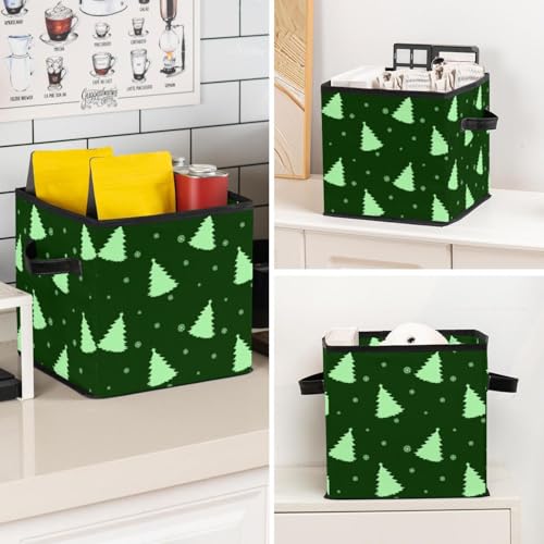 Boîte de rangement pliable avec poignées pour jouets et vêtements - 8