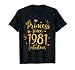 Camiseta Princess Since 1981 & Fabulous 38th Birthday Camiseta