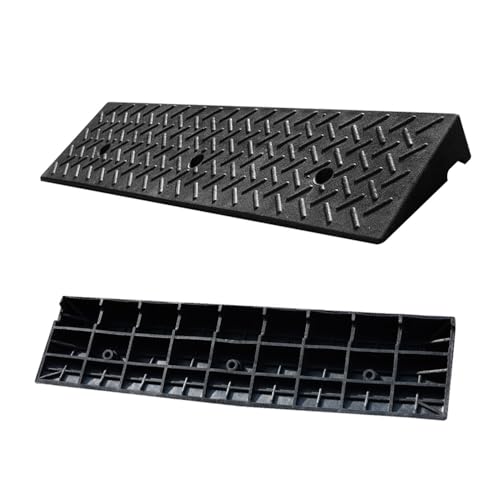 Rampas de Umbral de Goma Antideslizante para Autos 100x25x9cm