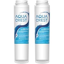 AQUA CREST FQROPF, FQSLF Under Sink Water Filter, Replacement for GE FQROPF, FQSLF, GXSV65R, GQSV65R, PXRQ15F, PNRQ15F, NSF 42 Certified, Model No.AQU-FF23-PF, 2 Pack