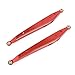 ZXYRC 2Pcs 1/10 Aluminum Rear Trailing Arm for Axial RBX10 Ryft RC Truck (Red)