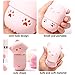 MR LION Makeup Sponge Holder + Makeup Blender Travel Case Beauty Sponge Blender Drying Stand & Storage Containers (Pink&Purple)
