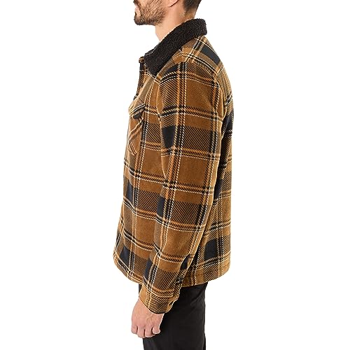 Smith's Workwear Big Men's Sherpa-Lined Plaid Polarfleece Jacket2