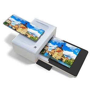 KODAK PD460 Fotoprinter, 10 x 15 cm, Bluetooth & Docking, Wit & Zwart