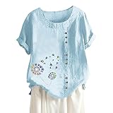 camisas mujer tallas grandes kiabi 【Material】Poliéster. Hecho de tela de alta calidad, transpirable, liviana, con un toque femenino cómodo, casual slim fit. Casual slim fit. suave y amigable para la piel. Peso ligero, puede doblar en la bolsa, para que pueda llevarlo fácilmente. Estilo casual y suelto camisetas, tops, blusas, t-shirt es la elección perfecta para uso diario o como regalo para tu esposa, novia, madre, hija o amiga. Por favor, consulte la tabla de tallas con cuidado.