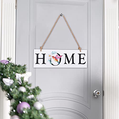 Welcome Sign For Front Door, Wall Art Wooden Porch Signs For Front Door Shop Home Wood Hanging Sign Farmhouse Wall Decor (White & Bike)… #TOP5