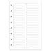 To Do List fits 8-Disc Levenger Circa Jr. Notebook, Arc Junior, TUL, Half Letter 5.5"x8.5" Classic (Notebook Not Included)