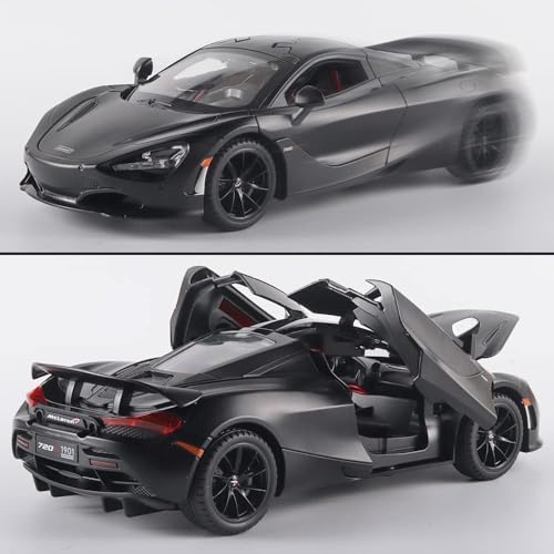 Image of SPITEN McLaren 720s Model Car Sports Car 1:32 Exclusive Alloy Metal Pull Back Die-cast Car Diecast Metal Pullback Toy car with Openable Doors & Light Music Gifts Toys for Kids【Colors as Per Stock】