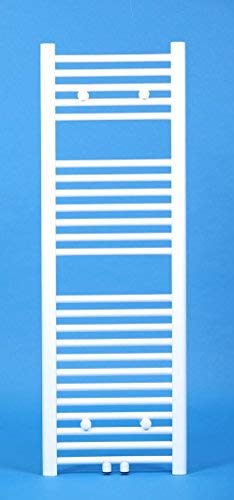 Preisvergleich Produktbild BADHEIZKÖRPER 400x1200 mm WEISS GERADE MITTELANSCHLUSS HANDTUCHTROCKNER DESIGNBADHEIZKÖRPER