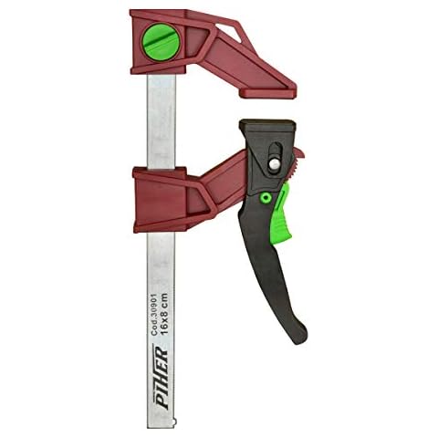 PIHER Lightweight Nylon and Fibreglass Jaw, Red Cover