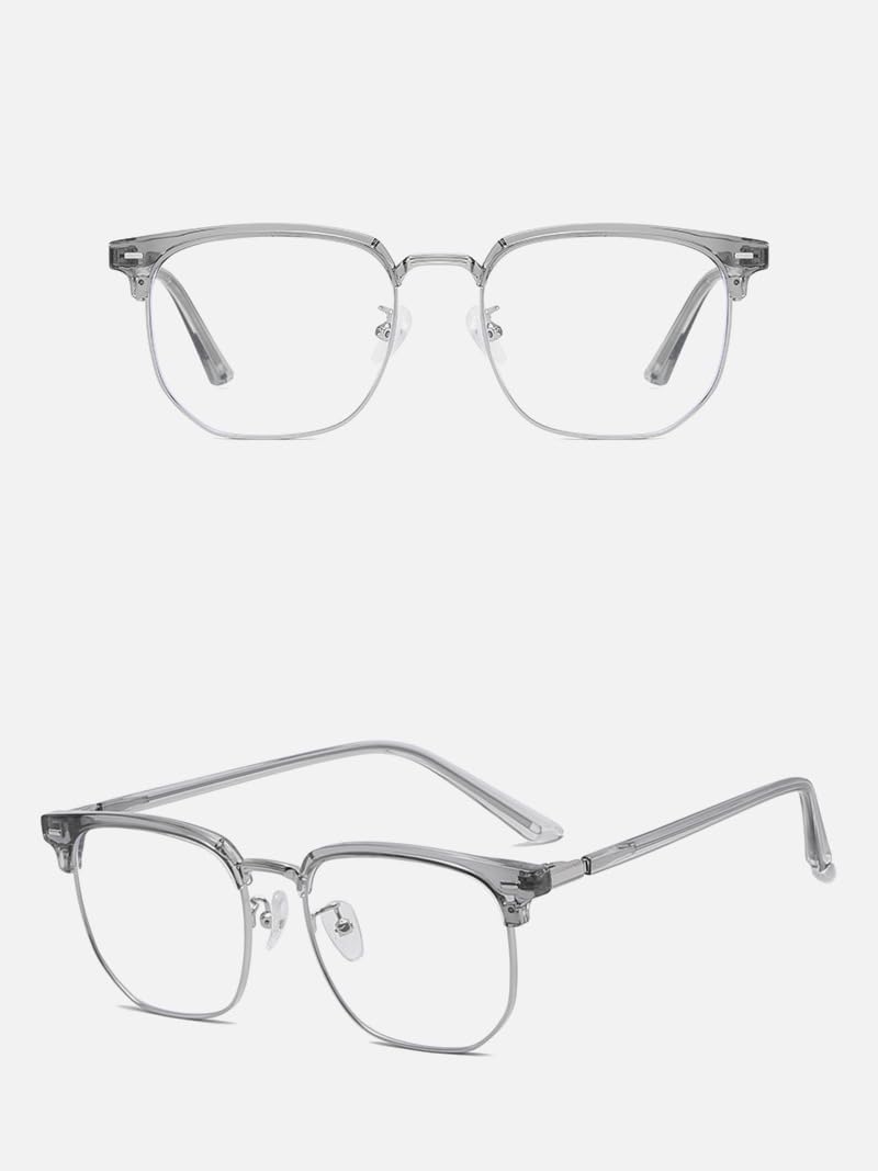 ICARA 3 Pack Blue Light Blocking Glasses Vintage Half Frame UV Anti Eyestrain Computer Gaming Glasses for Women Men - Image 2