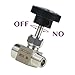 Napredak Gas Needle Valve 1/4 NPT Female x 1/4 NPT Male, Stainless Steel Industrial Control Valves for Oil and Water, 1PC