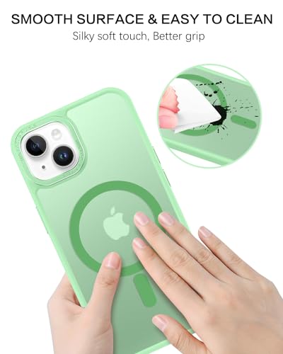 Coque iPhone 15 robuste et mince anti-empreintes compatible MagSafe - 7