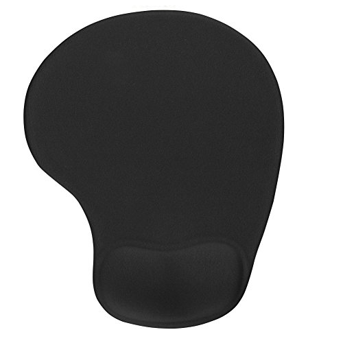 Office Mousepad with Gel Wrist Support - Ergonomic Gaming Desktop Mouse Pad Wrist