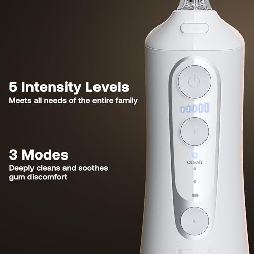 image for Bitvae Water Dental Flosser Teeth Pick, Cordless Flosser for Travel wi