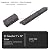 UDS Premium Quality El Gaucho 1" x 12" Glass Liner and Trim- Black/Brown - for Kitchen Backsplash, Bathrooms, Showers, etc