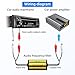PNGKNYOCN Car Stereo Noise Suppressor, 15A RCA Stereo 2 Channel Ground Loop Noise Suppressor for Car Audio Home Stereo