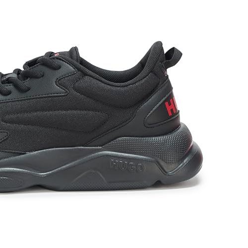 Image of Hugo Men's Running Style Sneakers with Thick Rubber Sole