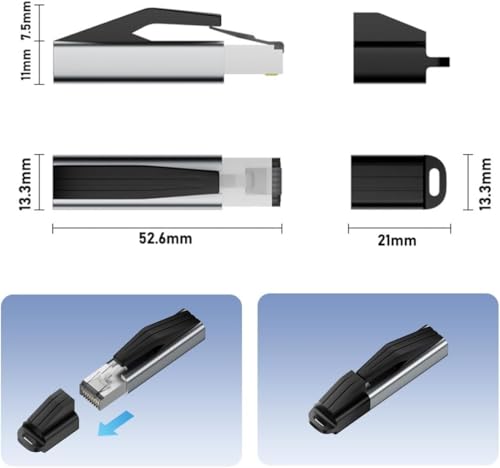 Image of WISTAR USB C to Ethernet Adapter,1Gbps RJ45 Male to USB-C Female Network Portable Converter,Type C to RJ45 Network Internet LAN Adapter for Travel /Office, Compatible with Daily Charging Cables