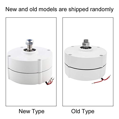400W Permanentmagnet-Generator Windrad 550r/min 3phasig Wechselstrom Aluminiumlegierung Elektromotor für Industriebedarf (Mit Gleichrichter 12V)