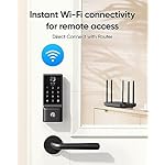 eufy Security Smart Lock C220, Fingerprint Keyless Entry Door Lock, Built-in Wi-Fi, App Remote Control, Front Door Smart Lock Deadbolt, 8Months Battery, Reliable Power, IP53 Waterproof, BHMA Grade 3 - Image 5