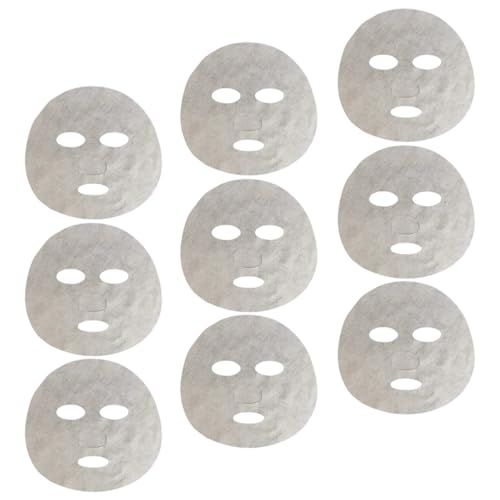 50Pcs Disposable DIY Facial Mask Sheets Non-Woven Fabric Soft White Skin Care Supply for Women Sensitive Skin Treatment