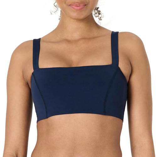 Image of Amazon Essentials Women's Active FormFlex Buttery Soft Light Support Bandeau Sports Bra with Adjustable Straps