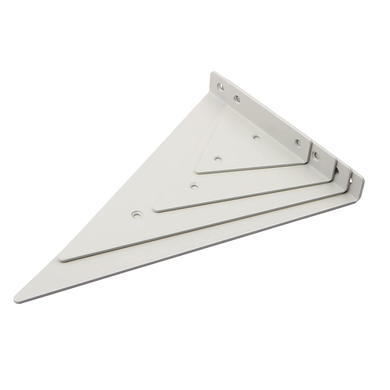2 / 4 Stück Regalträger Weiß Regalträger Metall Regalhalter Regalhalterung Metall Weiß Dreieck Regalhalterungen Metall Weiss Versteckter Schwimmende Schwerlast Regalträger Mit Schrauben Für Bücherrega