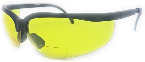 Miniatura 2 de Incredible Bargains The Jack Of All Trades - Gafas de lectura bifocales de seguridad, lectores bifocales, patilla ajustable, ANSI Z87.1