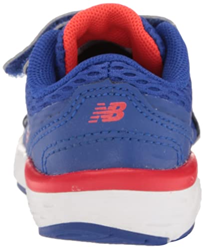 New Balance Kid's 680 V6 Hook And Loop Running Shoe, Infinity Blue/Neo Flame/Vibrant Sky, 1 Little Kid #TOP2