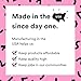 Boie USA Bathroom Hook - for Hanging Shower or Bathroom Tools Like Loofahs & Scrubbers - Hook for Loofah, Wash Cloths & All Shower Tools - Easy to Remove (Pink)