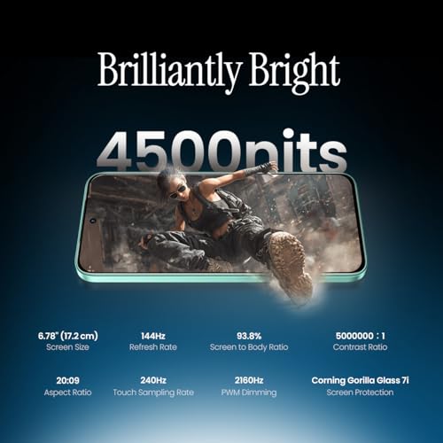 Tecno Pova 7 Pro 5G 8GB+128GB Neon Cyan - Image 6