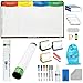 Produktbild pmxboard Kanban Board und Scrum Board Flexibles Vollmagnetisches 4 Spalten Board Set, Agiles Management Flex Board Set, 47 Vollmagnetisches Kanban Karten Set, 4 Board Marker, 2 Scrum Kartenmarker,