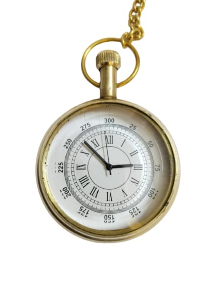 mhe Meenakshi Handicrafts Emporium -Vintage Style of Smith London with Roman Numeral Mens Womens Pocket Watch(Vintage Brass Color)-picture-38