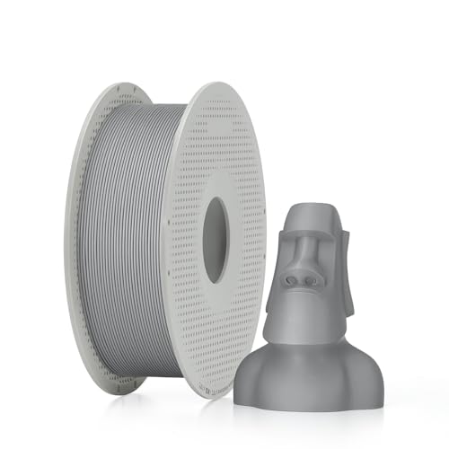 Bambu Lab PLA Matte 3D Printer Filament 1.75mm RFID 1kg with Spool, Ash Grey