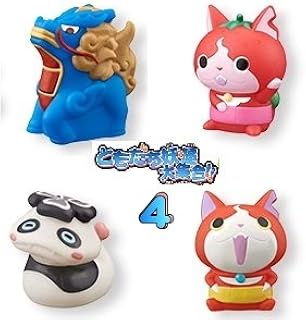 Amazon 妖怪ウォッチ ともだち妖怪大集合 其の４ 4種セット ジバニャン イチゴニャン 麒麟 ツチノコパンダ 食玩 ガム 通販